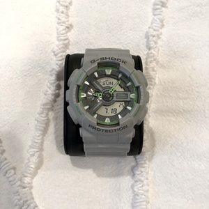 G-SHOCK Gray and Green Watch